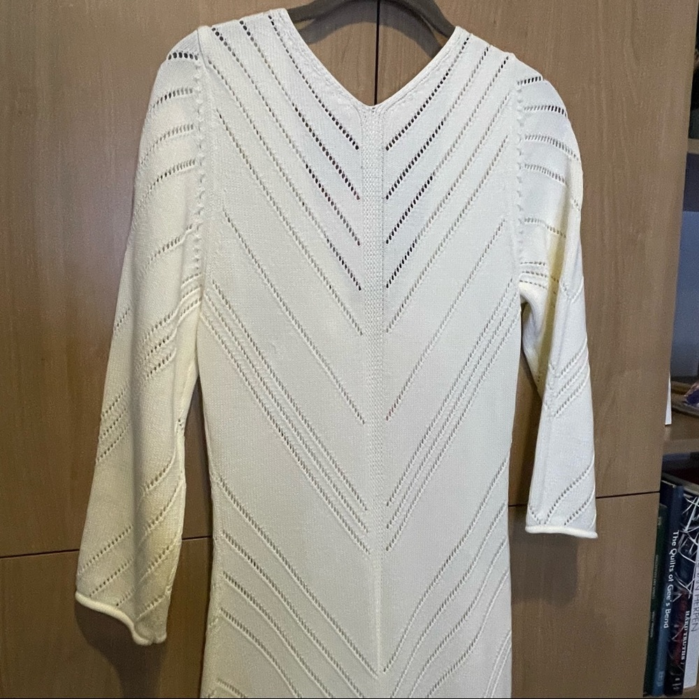 Cult Gaia “Jhene” off white knit midi dress.  NWT - Picture 6 of 7
